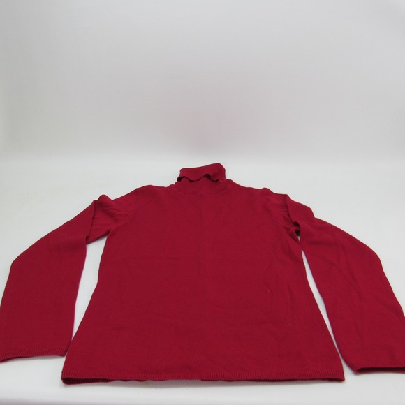 INC International Concepts Women's Turtleneck Extra Fine Merino Wool Red  Top XL - Picture 1 of 8